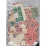 STAMPS GREAT BRITAIN Unchecked bag of used GV and