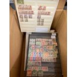 STAMPS : BRITISH COMMONWEALTH, box with various in