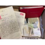 STAMPS POSTAL HISTORY WORLD, box with a mixture of