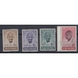 STAMPS INDIA 1948 mounted mint Ghandi set of four