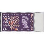 STAMPS GREAT BRITAIN 1961 3d Post Office Savings B