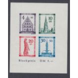 STAMPS GERMANY Baden minisheet, unmounted mint SG