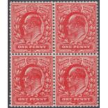 STAMPS GREAT BRITAIN 1911 1d Rose-Red No Watermark