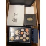 COINS : Mixed box of UK Coin sets including £5 coi