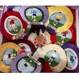 1966 World Cup Rosettes, various countries in team