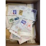STAMPS POSTAL HISTORY ROCKET MAIL, box with over 6