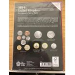 COINS : 2015 Annual coin pack, unopened (13 coins)