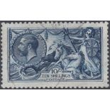 STAMPS GREAT BRITAIN 1913 10/- Indigo Blue. A very