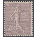 STAMPS FRANCE 1903 30c Lilac unmounted mint SG 319