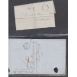 STAMPS POSTAL HISTORY Album of pre-stamp and some