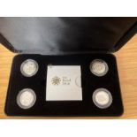 COINS : 2010-11 £1 Silver Proof set of four in spe