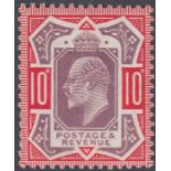 STAMPS GREAT BRITAIN 1902-10 10d Dull Purple & Sca