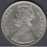 COINS : 1901 Silver India Rupee, Victoria Empress,