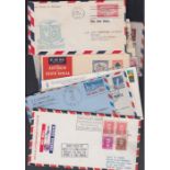 STAMPS POSTAL HISTORY Small batch of airmail first