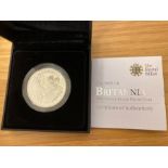 COINS : 2009 1oz Britannia silver proof £2 coin in