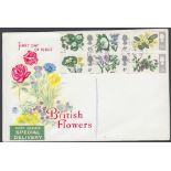 STAMPS FIRST DAY COVERS : 1967 Flowers Phos Set, cancelled by KEW GARDENS CDS dated 24th April 1967,