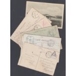 POSTCARDS : Small selection of Army Post Office censors (9)