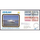 STAMPS : First Day Cover, 1984 Benham Europa cover SEALINK, with Paquebot cancel