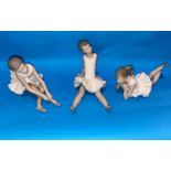 Three Nao young girl ballerinas