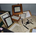 A group of autograph letters from Palgrave, Pakenham, Herbert Beerbohm Tree, Augusta Ward, Liddon,