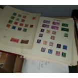 A collection of stamps:  GB QV - QEII, and British Commonwealth, mainly QEII, some Ghana & Nigeria