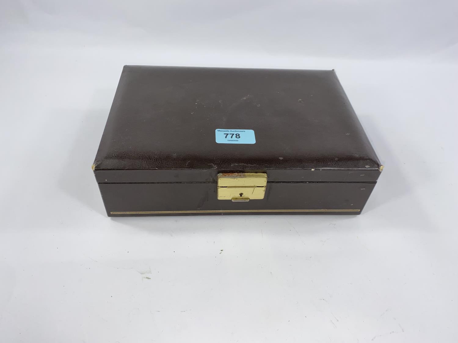 A jewellery box with 9 ladies watches; costume jewellery - Image 2 of 2