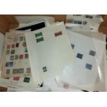 A selection of stamps in albums and loose.