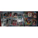 A selection of Topps 1977 red back football cards early numbers onwards