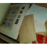 A collection of World stamps, one album and stamps sorted by country