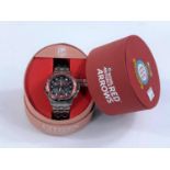 An originally boxed Citizen Eco-Drive Chronograph wristwatch, Red Arrow Edition