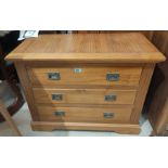 A modern small chest of 4 drawers