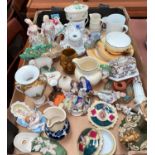 A selection of smaller pieces of decorative china, English and continental