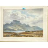 Frank Eggington RCA:  "Loch Maree Ross Shire, watercolour, signed, 37 x 51cm, framed and glazed