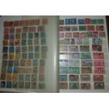 An album of late 19th century to early 20th century USA stamps.