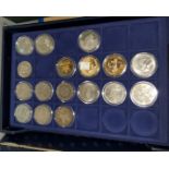 A collection of GB £5 commemorative crowns