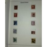 Three albums of Great Britain stamps
