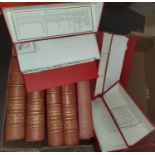 Official History of the War, vols I-IV, 1914-1915, half red calf, 1927-1933, with 4 cases of maps; 2