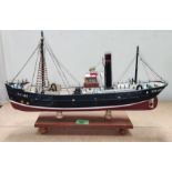 A model ship "Lady Smith" GY183 with rigging on wooden stand, 47cm