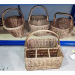 A selection of woven baskets