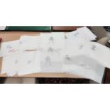 Cosgrove Hall Productions, early pencil sequence sketches of Alias flying, jumping, Meredith the