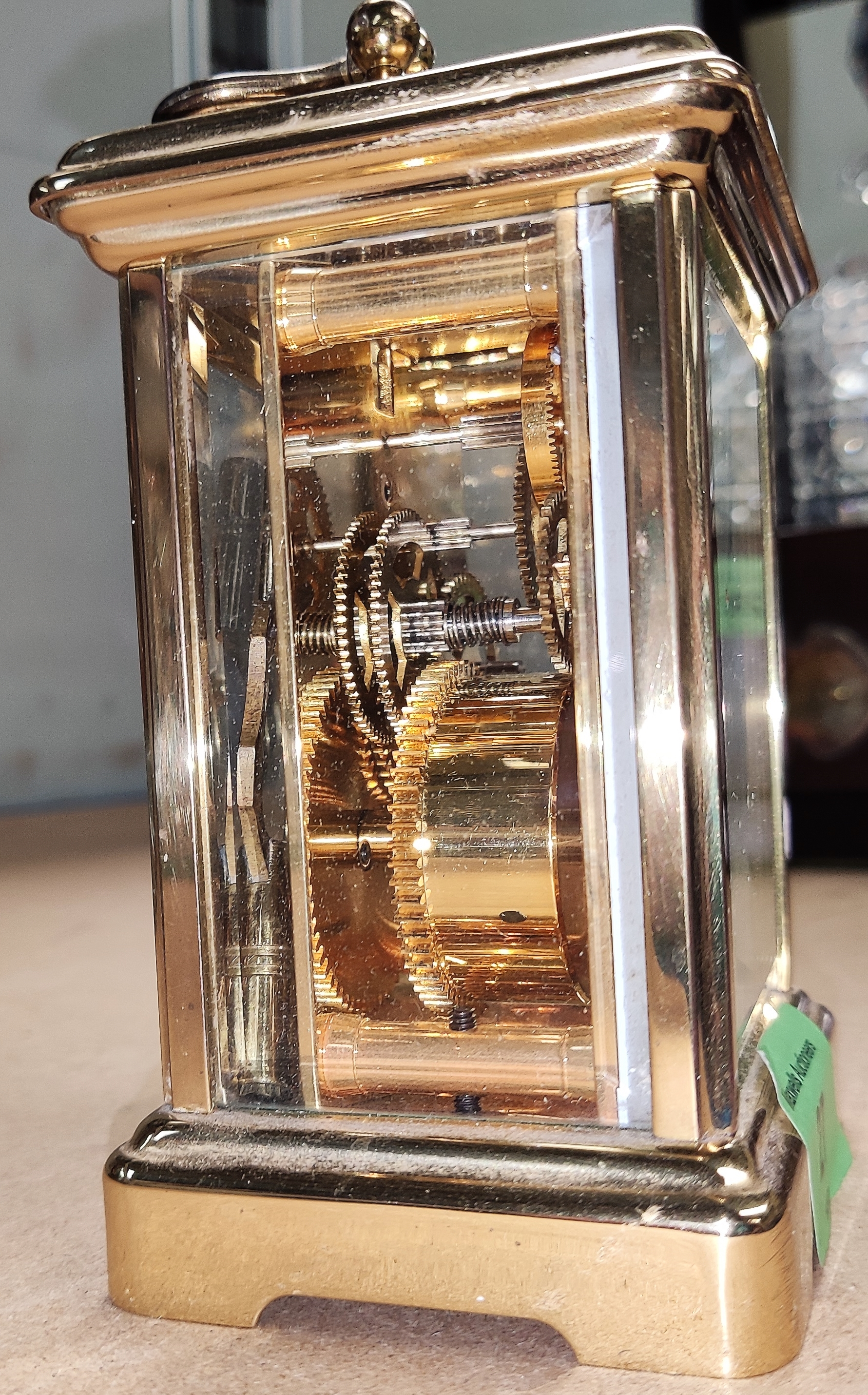 A modern brass carriage clock by Bernard Frères - Image 2 of 3