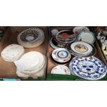 A selection of decorative plates