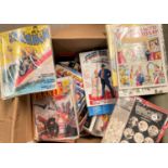 A large selection of animation magazines, comic magazines etc