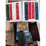 An album of 160 book of book marks; 1959 Sports encyclopedia and other old books etc.; an 1800's