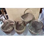 A selection of woven baskets