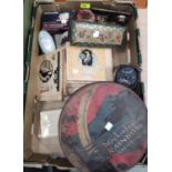 An airspeed indicator, a collection of Bubble songbooks, other collectables