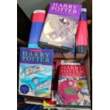 Seven Harry Potter novels by J K Rowling Chamber of Secrets onwards are hardbacks