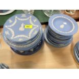 A large set of Wedgwood Christmas plates