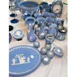 A selection of Wedgwood Jasperware including special edition plaques and decorative items