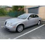 MOTOR CAR: a Jaguar S Type SE Diesel 4 door saloon motor car, silver coachwork, first registered